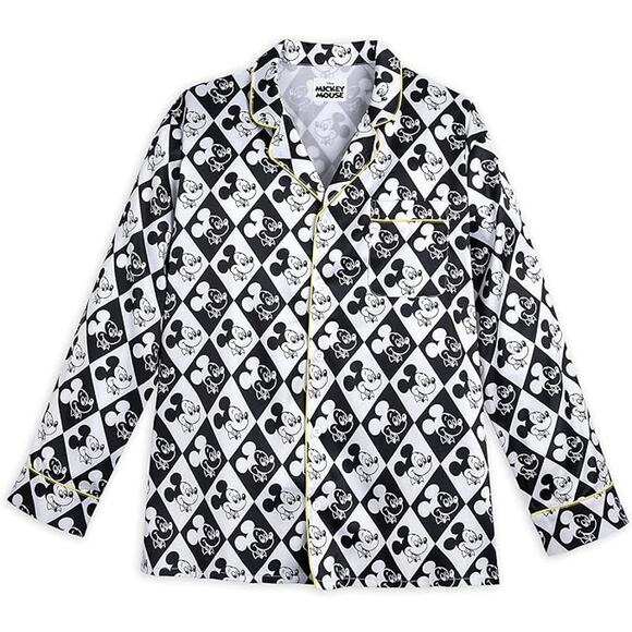 NWOT Disney Mickey Mouse 2 Piece Set Pajamas Sleep Shirt & Shorts Plus Size 1X - Picture 5 of 11